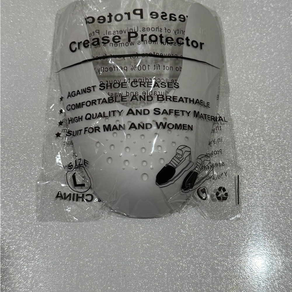 White Crease Protector for Shoes